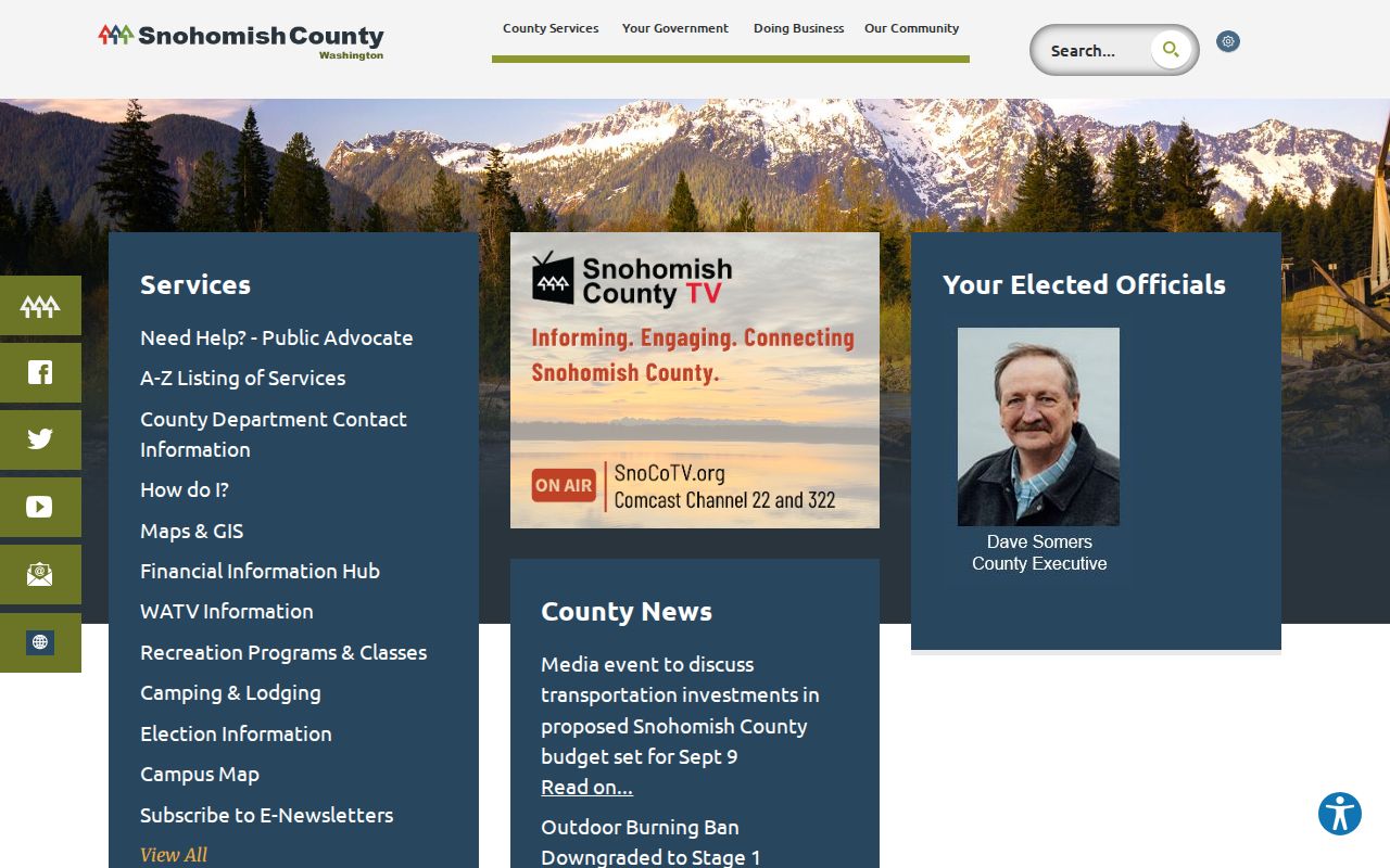 Snohomish County street records live deed index login